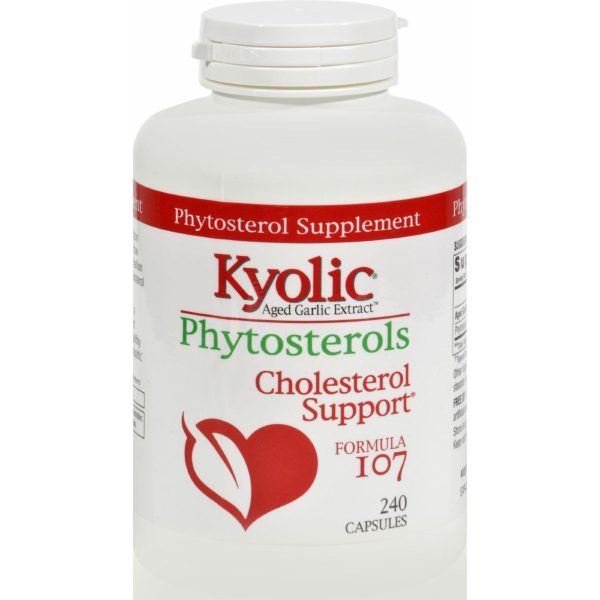 Kyolic Aged Garlic Extract Phytosterols Formula 107 - 240 Capsules Cheap