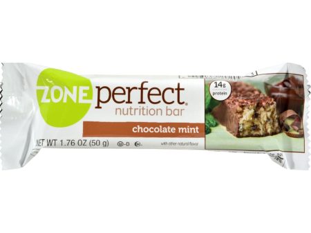 Zone Nutrition Bar - Chocolate Mint - Case Of 12 - 1.76 Oz For Cheap