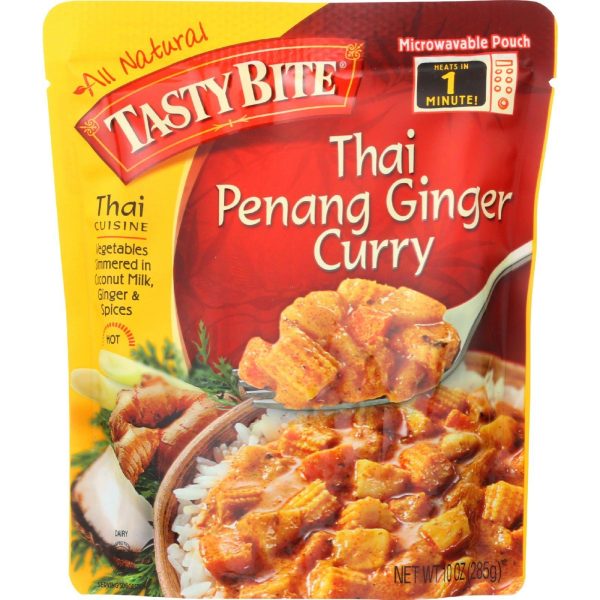 Tasty Bite Entree - Thai Cuisine - Thai Penang Ginger Curry - 10 Oz - Case Of 6 For Discount