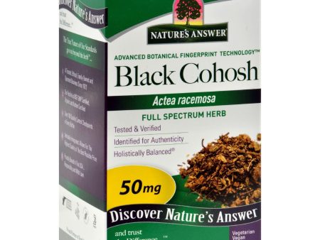 Nature s Answer Black Cohosh Root - 90 Caps Cheap