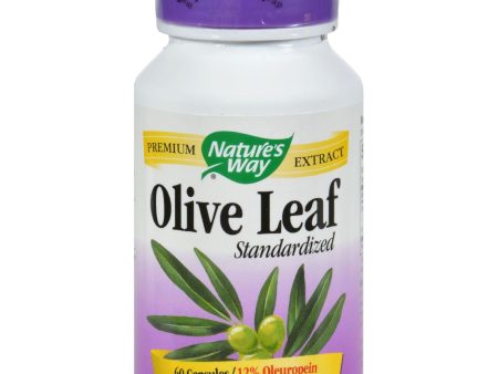 Nature s Way Olive Leaf Standardized - 60 Capsules Online now