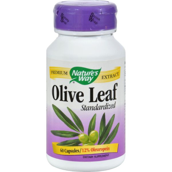 Nature s Way Olive Leaf Standardized - 60 Capsules Online now