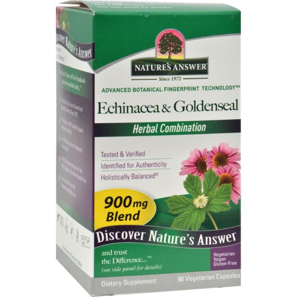 Nature s Answer Echinacea With Goldenseal - 90 Vcaps For Cheap