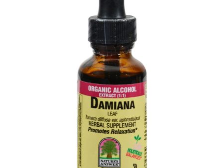 Nature s Answer Damiana Leaf - 1 Fl Oz For Cheap