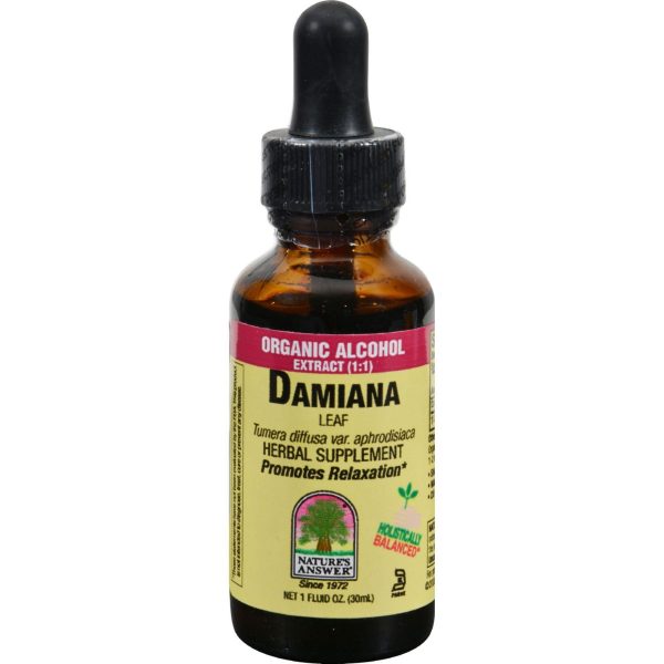 Nature s Answer Damiana Leaf - 1 Fl Oz For Cheap