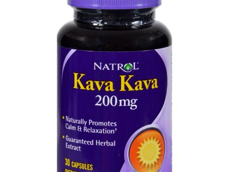 Natrol Kava Kava 200 Mg - 30 Caps For Discount