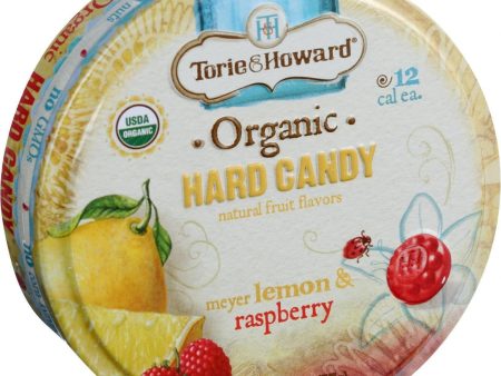 Torie And Howard Organic Hard Candy - Lemon And Raspberry - 2 Oz - Case Of 8 For Cheap