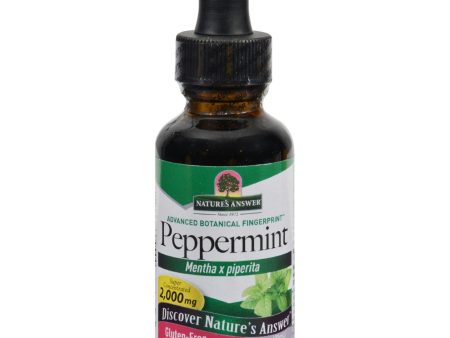 Nature s Answer Peppermint Leaf - 1 Fl Oz Supply