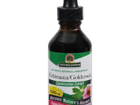 Nature s Answer Echinacea And Goldenseal - 2 Fl Oz Cheap