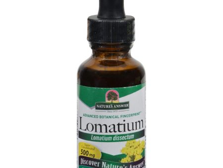 Nature s Answer Lomatium Root Alcohol Free - 1 Fl Oz Online now