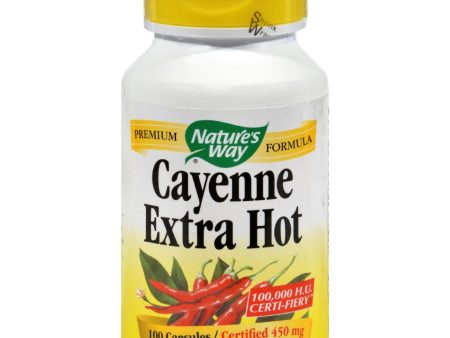 Nature s Way Cayenne Extra Hot - 100 Capsules on Sale