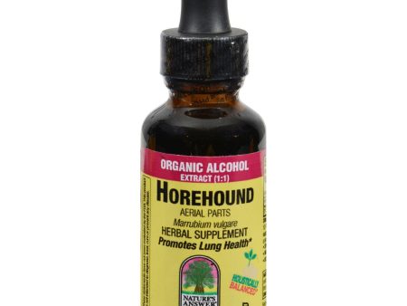 Nature s Answer Horehound Aerial Parts - 1 Fl Oz Online Hot Sale