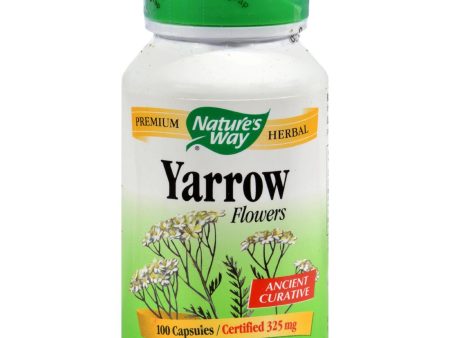 Nature s Way Yarrow Flower - 325 Mg - 100 Capsules For Sale