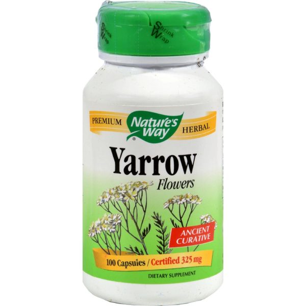 Nature s Way Yarrow Flower - 325 Mg - 100 Capsules For Sale