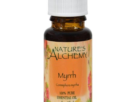 Nature s Alchemy 100% Pure Essential Oil Myrrh - 0.5 Fl Oz Online now