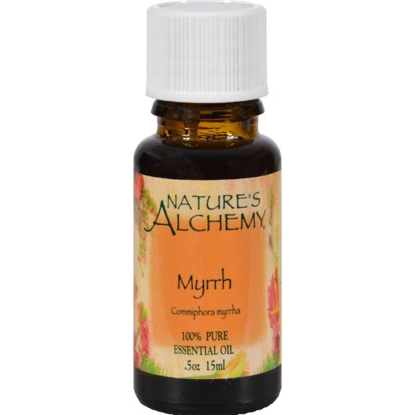 Nature s Alchemy 100% Pure Essential Oil Myrrh - 0.5 Fl Oz Online now