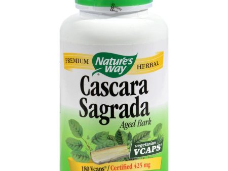 Nature s Way Cascara Sagrada Aged Bark - 180 Vcaps Discount