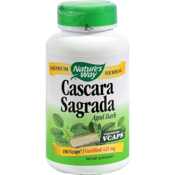 Nature s Way Cascara Sagrada Aged Bark - 180 Vcaps Discount