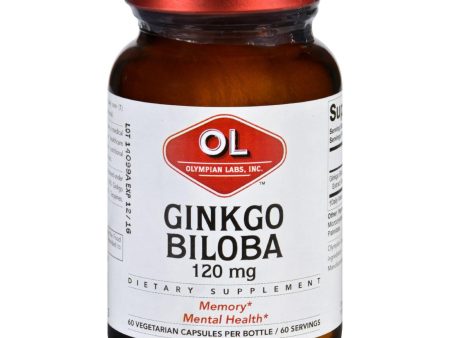 Olympian Labs Ginkgo Biloba - 120 Mg - 60 Vegetarian Capsules Cheap