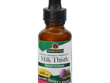 Nature s Answer Milk Thistle Seed - 1 Fl Oz Cheap