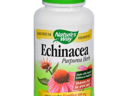 Nature s Way Echinacea Purpurea Herb - 180 Capsules Supply