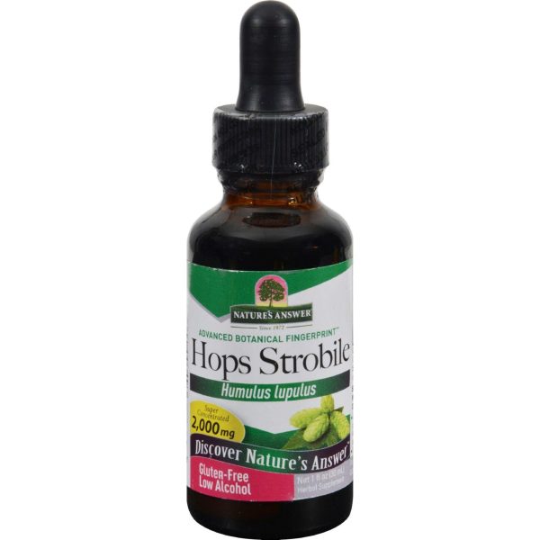 Nature s Answer Hops Strobile Extract - 1 Fl Oz Supply