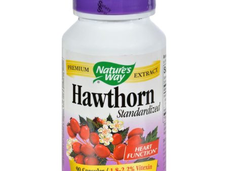 Nature s Way Hawthorn Standardized - 90 Capsules Hot on Sale