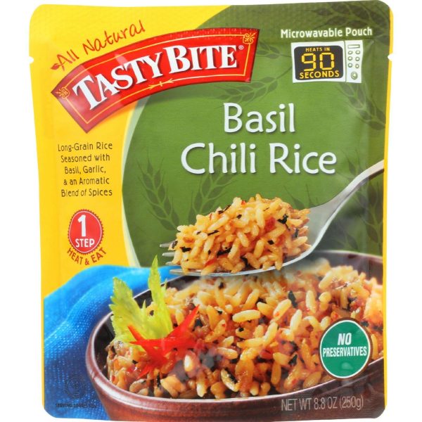 Tasty Bite Rice - Basil Chili - 8.8 Oz - Case Of 6 Fashion