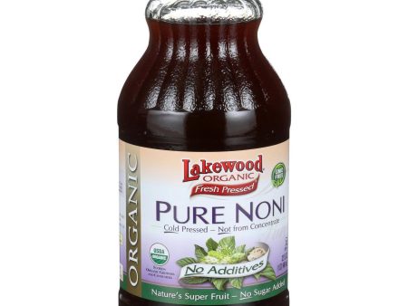 Lakewood Organic Noni Juice - Pure - 32 Oz For Discount