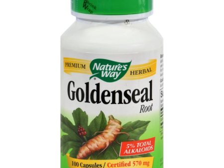 Nature s Way Goldenseal Root - 100 Capsules Fashion