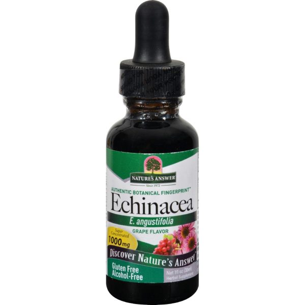 Nature s Answer Af Echinacea With Grape - 1 Oz For Cheap