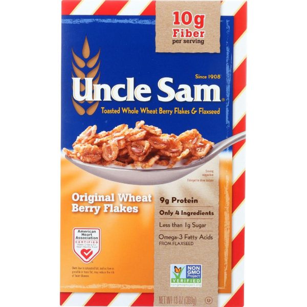 Uncle Sam Cereal Cereal - Original - Family Size - 13 Oz - Case Of 12 For Discount