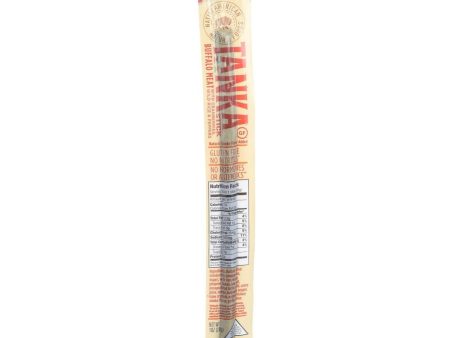 Tanka Bar Wild Snack Stick - Buffalo With Cranberry And Wild Rice - Spicy Pepper Blend - 1 Oz - Case Of 24 on Sale