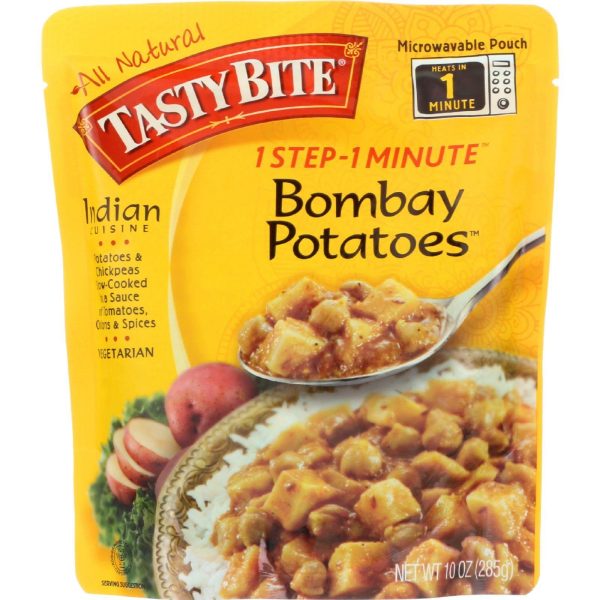 Tasty Bite Entree - Indian Cuisine - Bombay Potatoes - 10 Oz - Case Of 6 Fashion