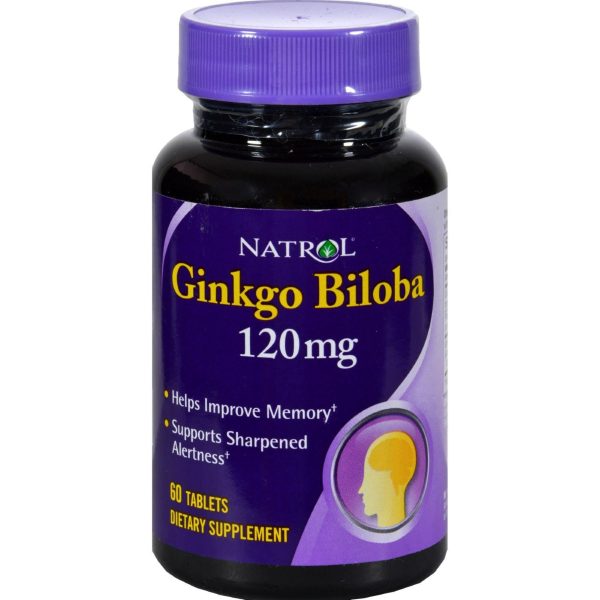 Natrol Ginkgo Biloba - 120 Mg - 60 Tablets Online Hot Sale