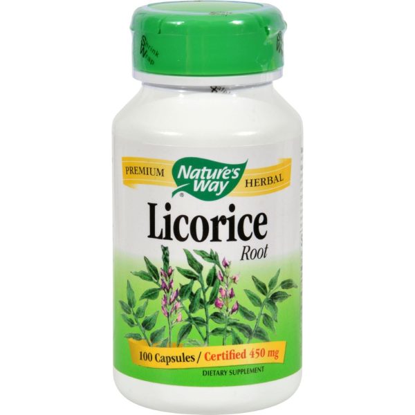 Nature s Way Licorice Root - 100 Capsules Fashion