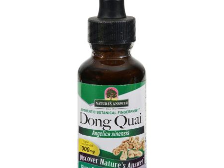 Nature s Answer Dong Quai Root Alcohol Free - 1 Fl Oz Online