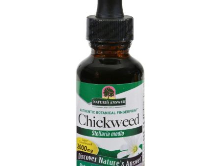 Nature s Answer Chickweed Herb Alcohol Free - 1 Fl Oz on Sale