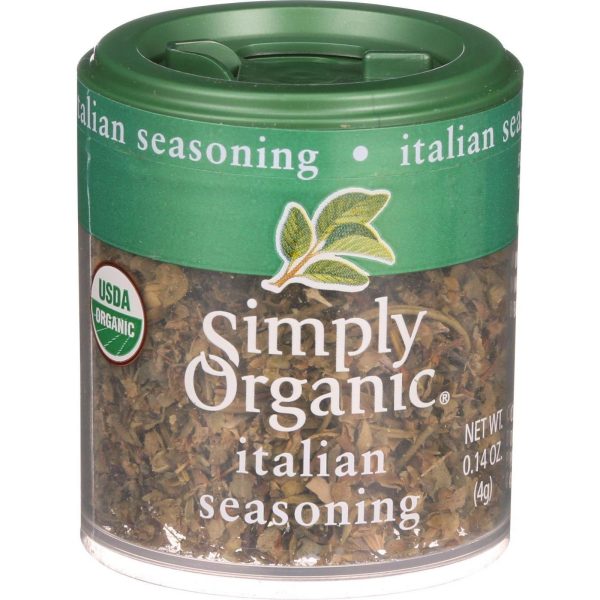 Simply Organic Italian Seasoning - Organic - .14 Oz - Case Of 6 For Discount