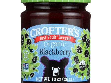 Crofters Fruit Spread - Organic - Just Fruit - Blackberry - 10 Oz - Case Of 6 For Cheap