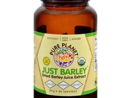 Pure Planet Just Barley Nature s Organic Nutrition Support - 2.8 Oz Cheap