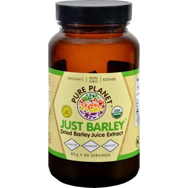 Pure Planet Just Barley Nature s Organic Nutrition Support - 2.8 Oz Cheap