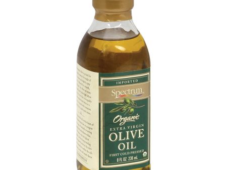 Spectrum Naturals Organic Unrefined Extra Virgin Olive Oil - Case Of 6 - 8 Fl Oz. on Sale