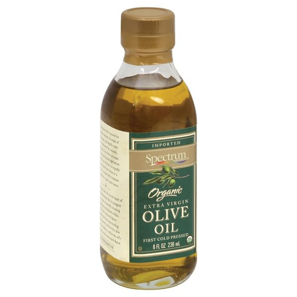 Spectrum Naturals Organic Unrefined Extra Virgin Olive Oil - Case Of 6 - 8 Fl Oz. on Sale