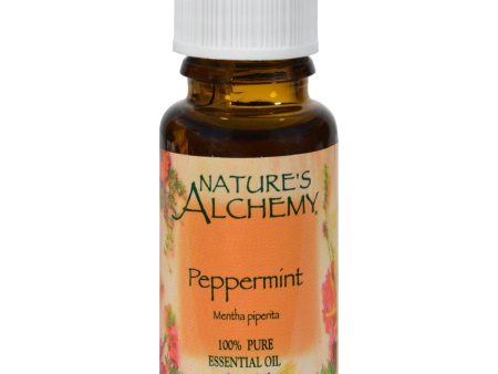 Nature s Alchemy 100% Pure Essential Oil Peppermint - 0.5 Fl Oz Sale