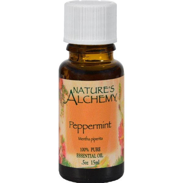 Nature s Alchemy 100% Pure Essential Oil Peppermint - 0.5 Fl Oz Sale