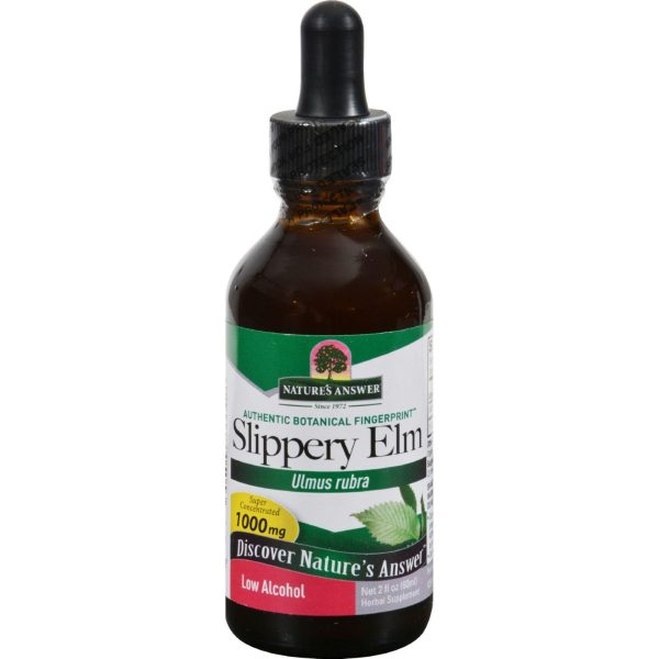 Nature s Answer Slippery Elm Inner Bark - 2 Fl Oz Supply