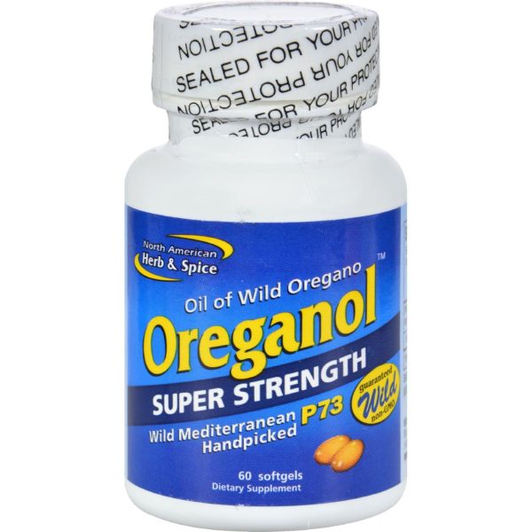 North American Herb And Spice Oreganol Oil Of Oregano Super Strength - 60 Softgels Sale