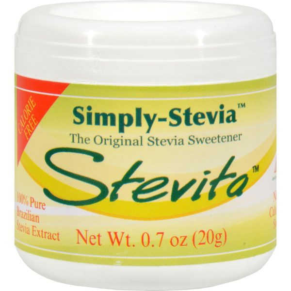 Stevita Simply Stevia - 0.7 Oz Supply