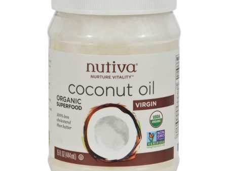 Nutiva Virgin Coconut Oil Organic - 15 Fl Oz Supply